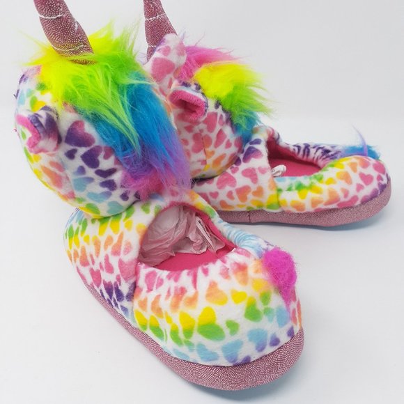 Build A Bear Unicorn Non Skid Plush Slipper - Picture 5 of 7